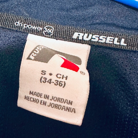 WOMANS/MENS SMALL LIGHTLY LINED RUSSELL (Dri-Power)JOGGER JACKET. - Picture 4 of 5